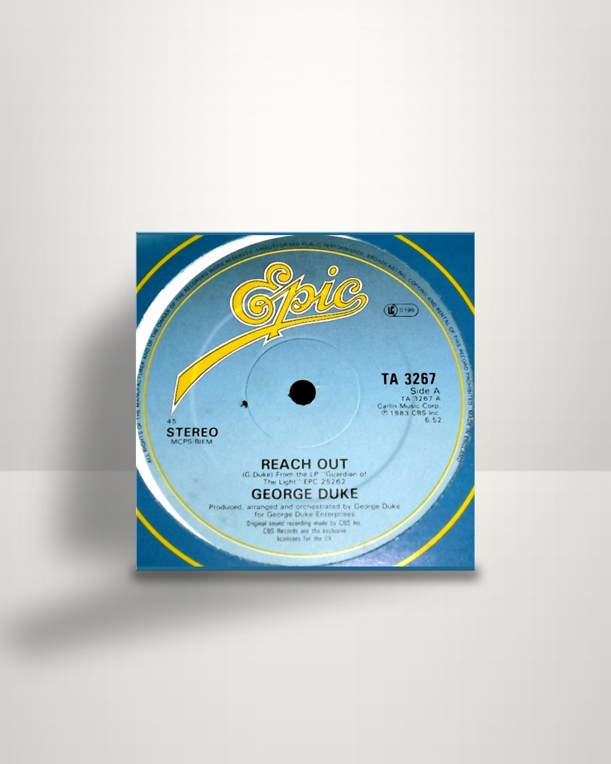 George Duke – Reach Out - 12" - Epic UK 1983