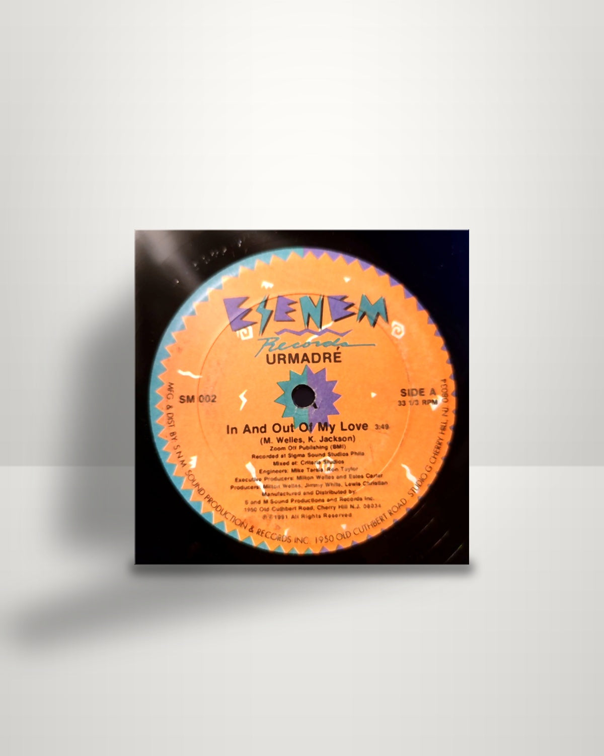 Urmadré – In And Out Of My Love - 12" - Esenem Records US 1991