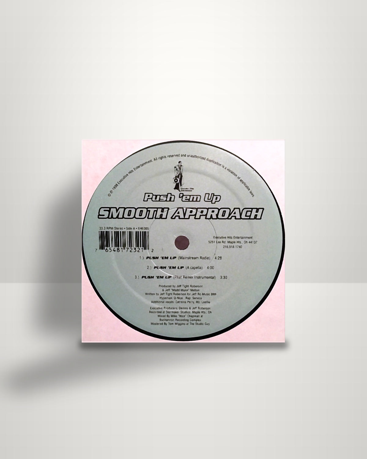 Smooth Approach – Push 'Em Up / Never Enough / Don't Worry - 12" - Executive Hits Entertainments US 1998