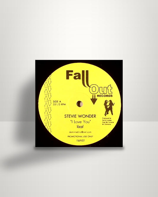 Stevie Wonder – I Love You - 12" - Fall Out Records US 2006