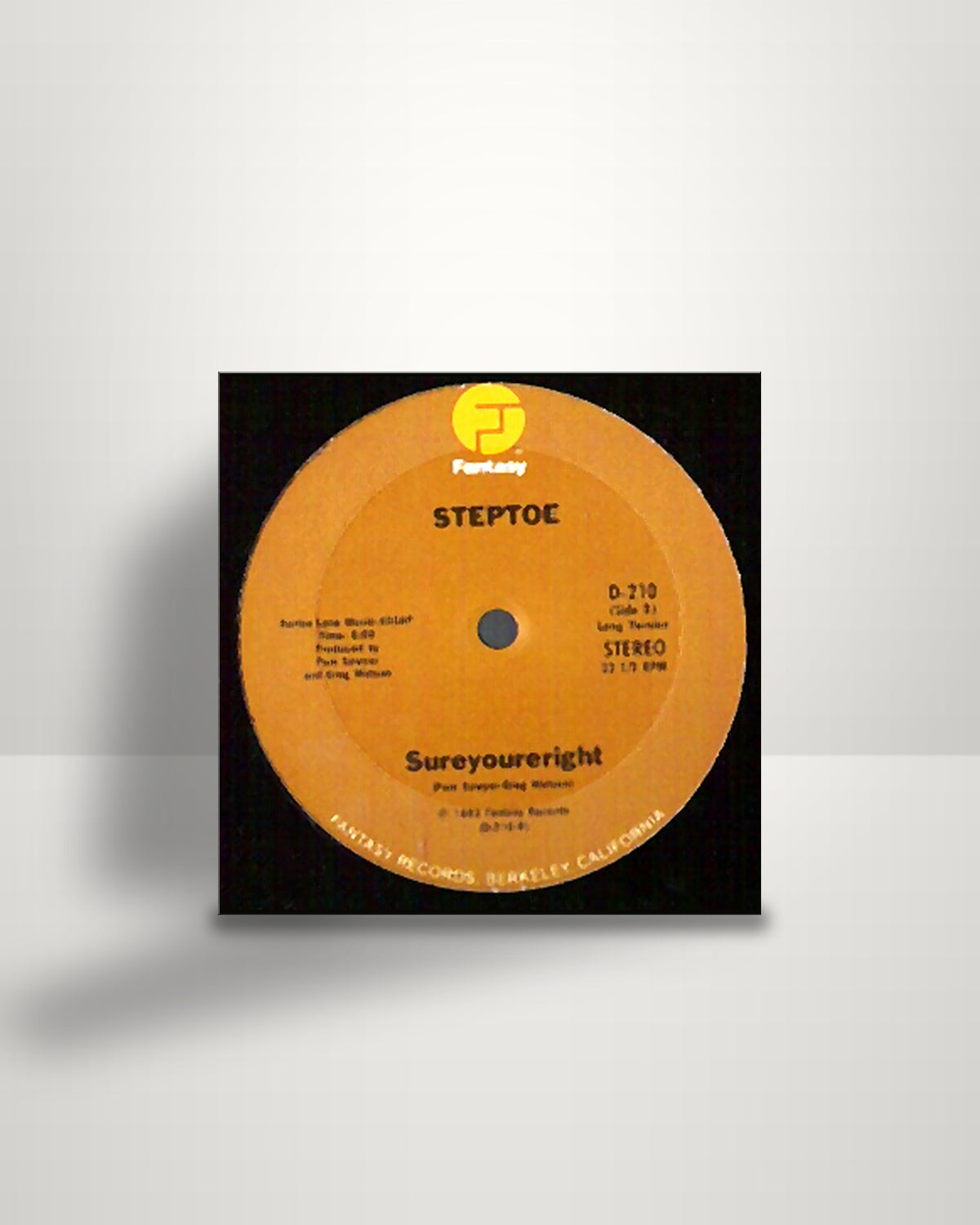 Steptoe – Sureyoureright - 12" - Fantasy US 1982