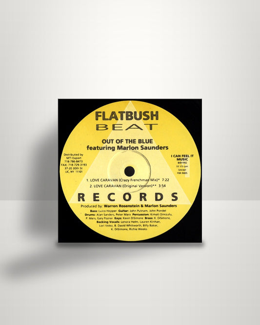 Out Of The Blue Featuring Marlon Saunders – Love Caravan - 12" - Flatbush Beat Records US 1992