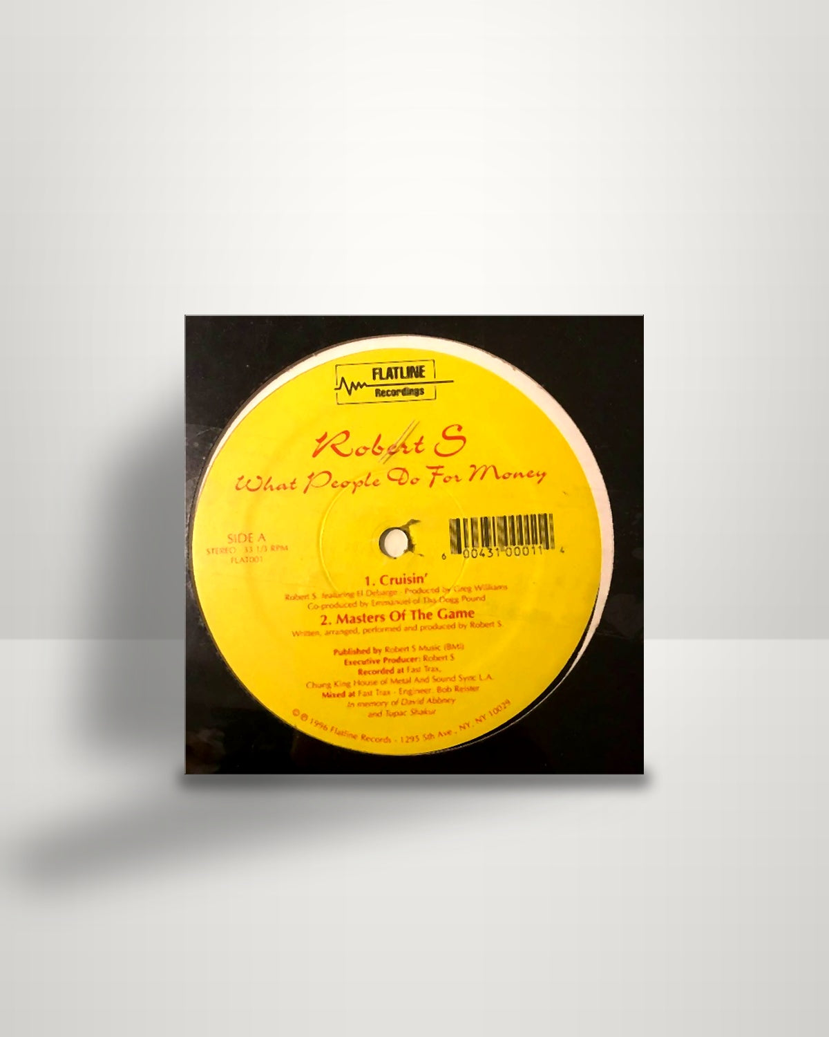 Robert S. – What People Do For The Money - 12" - Flatline Recordings US 1996