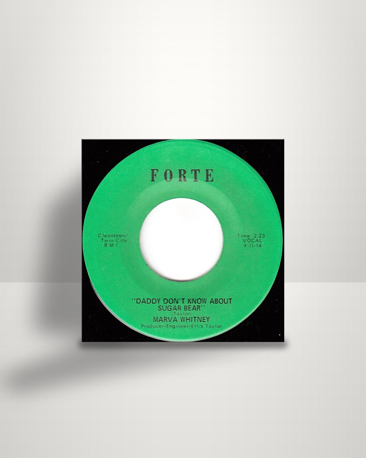 Marva Whitney – Daddy Don't Know About Sugar Bear / We Need More (But Somebody Gotta Sacrifice) - 7" - Forte Records US 1972
