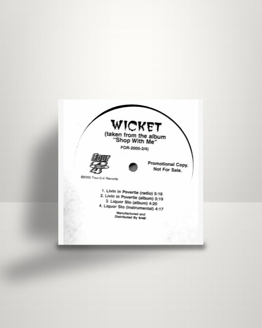 Wicket – Livin In Povertie - 12" - FOUR-0-4 Records US 2000