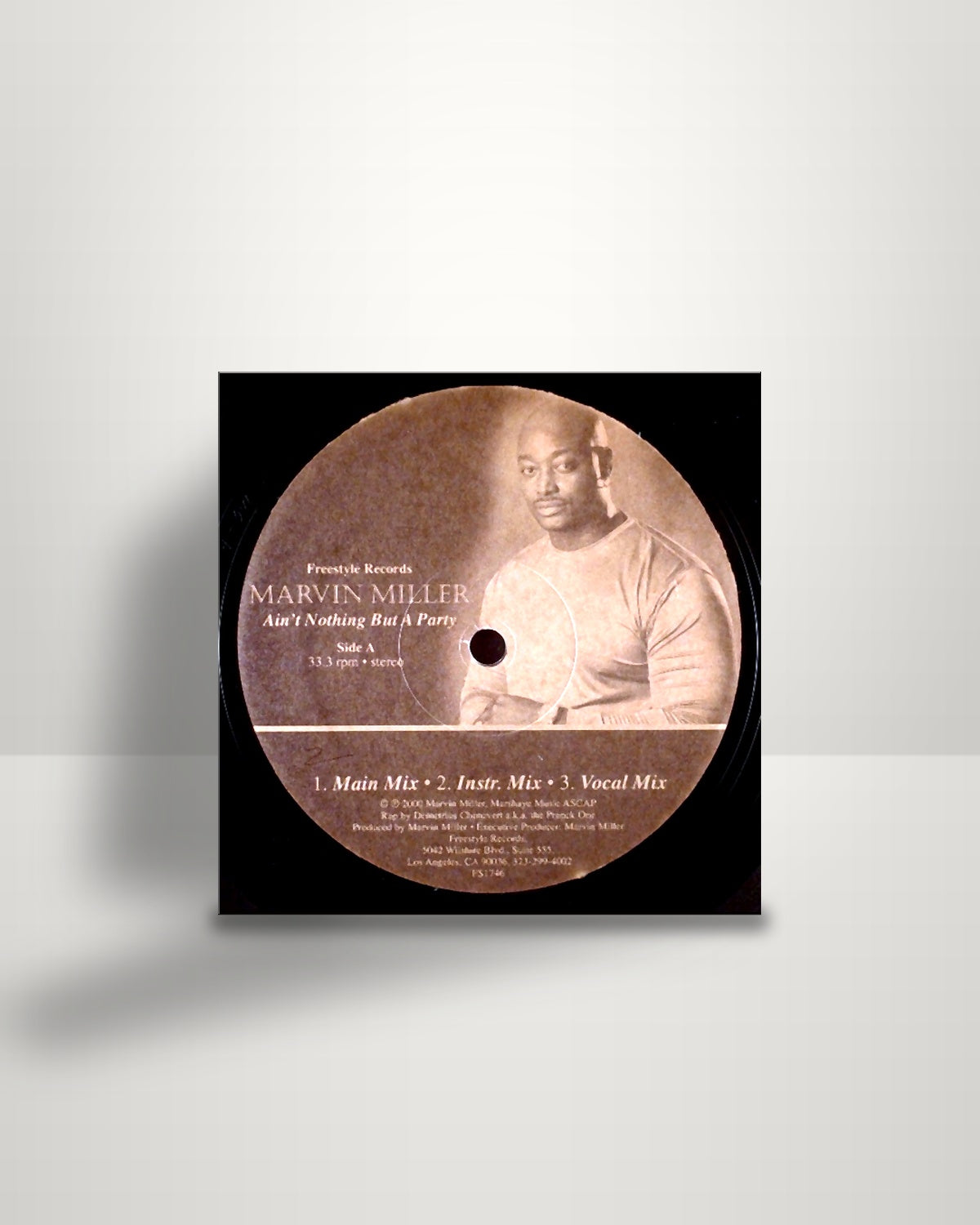 Marvin Miller – Ain’t Nothing But A Party - 12" - Freestyle Records US 2000