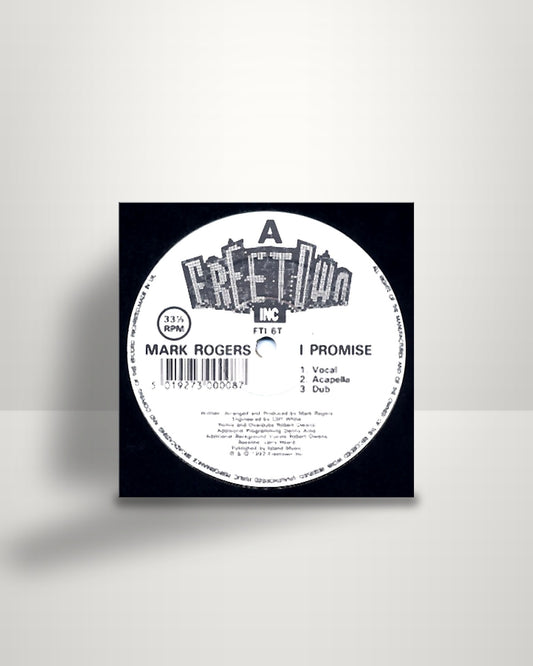 Mark Rogers – I Promise - 12" - Freetown Inc UK 1992