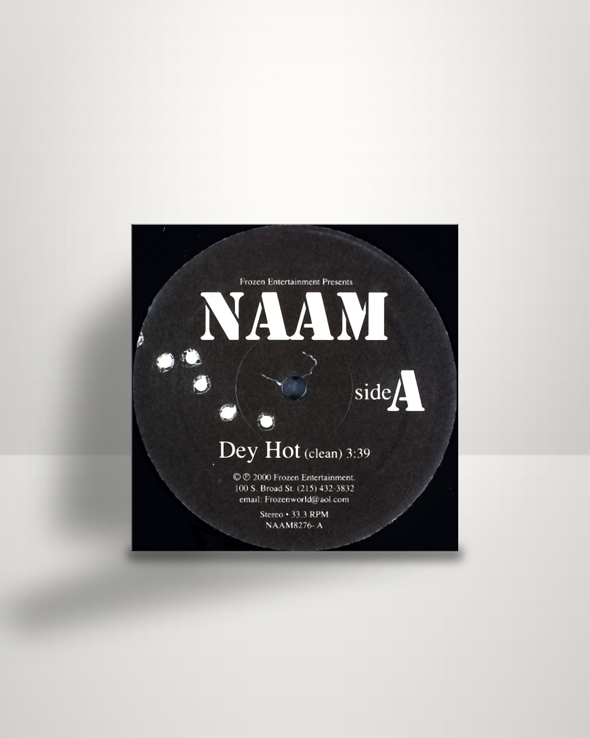 Naam Brigade – Dey Hot / Thugs - 12" - Frozen Entertainment US 2000