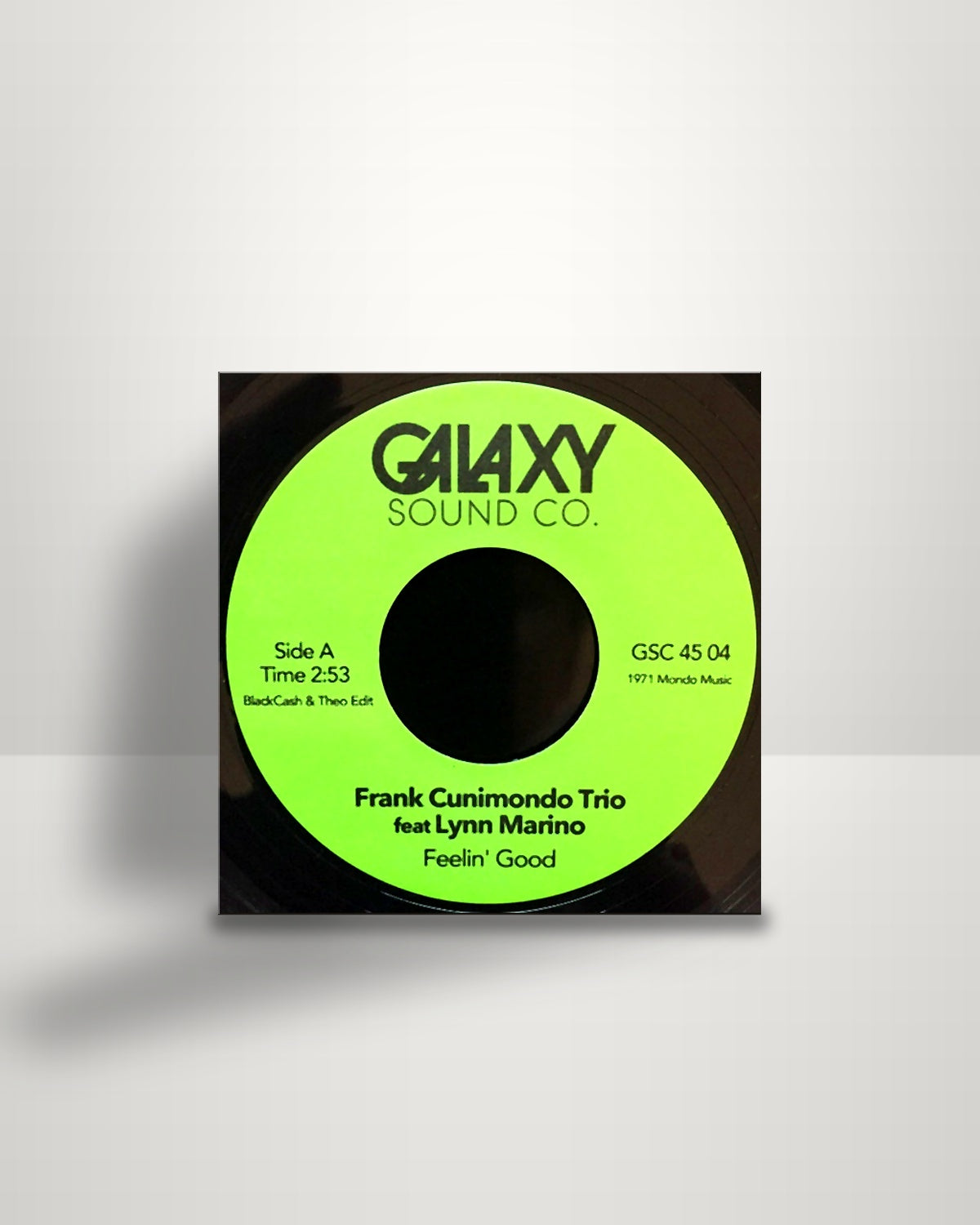 Frank Cunimondo Trio, The feat. Lynn Marino / Etta James & Sugar Pie DeSanto – Feelin' Good / In The Basement - Part 1 - Galaxy Sound Co. US 2015