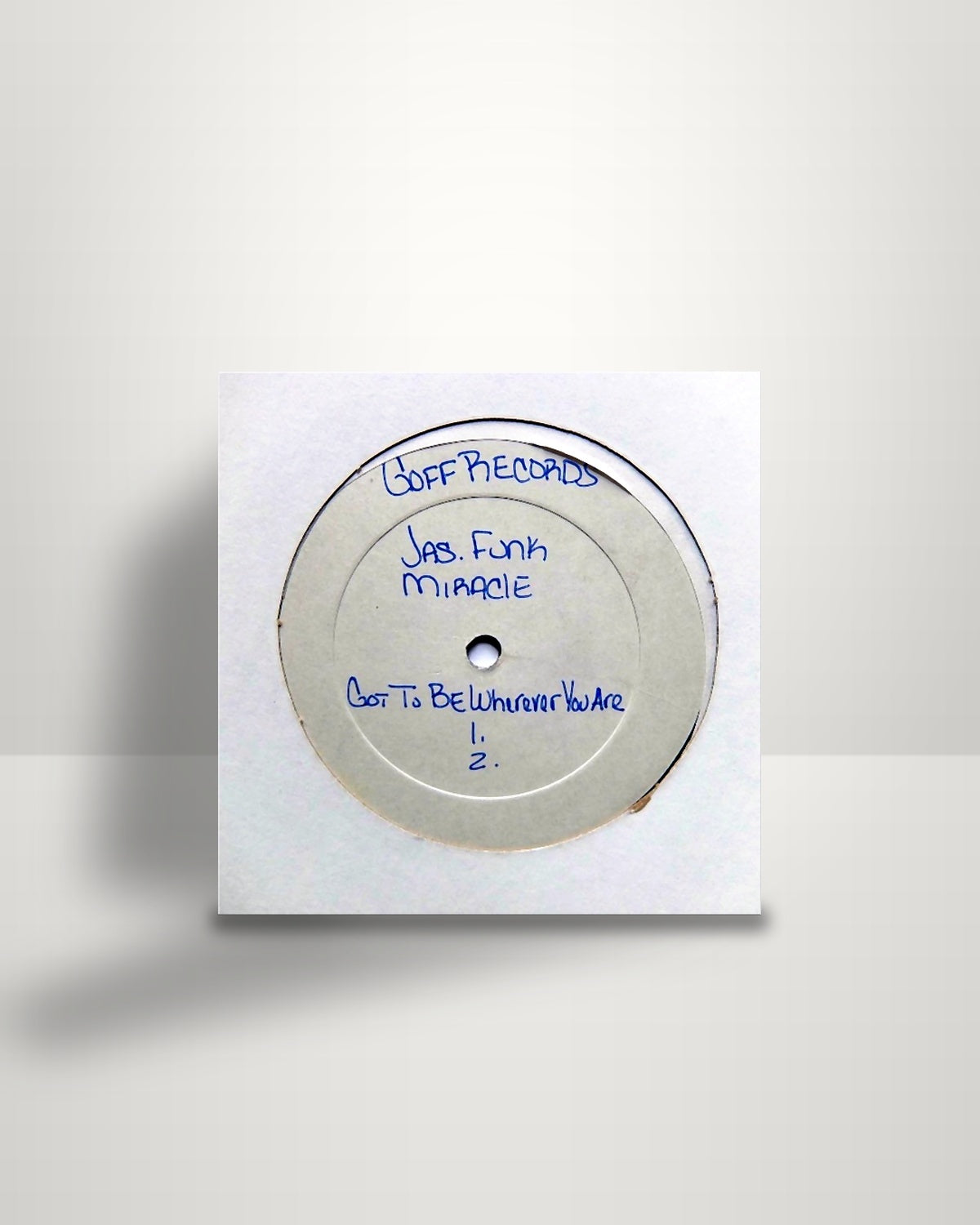 Miracle Thomas Featuring Jas Funk – Got To Be Wherever You Are - 12" - Goff Records US