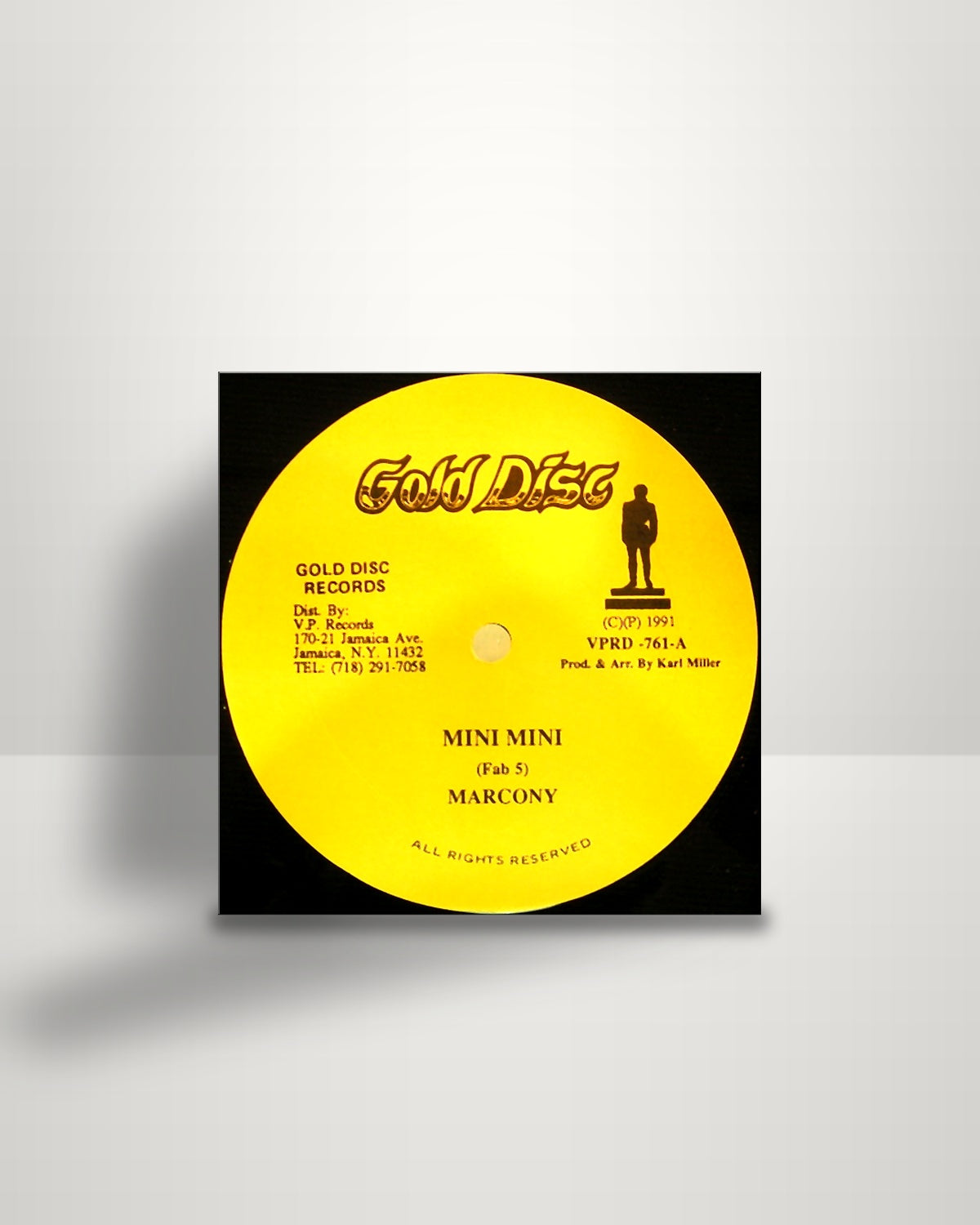 Marcony – Mini Mini - 12" - Gold Disc US 1991