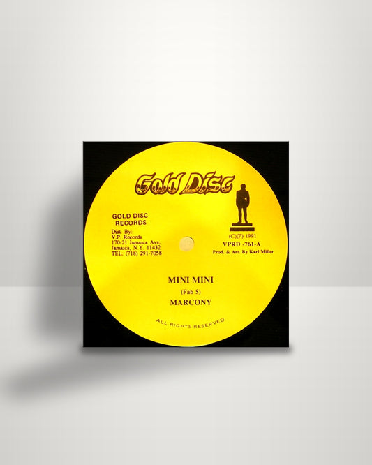 Marcony – Mini Mini - 12" - Gold Disc US 1991