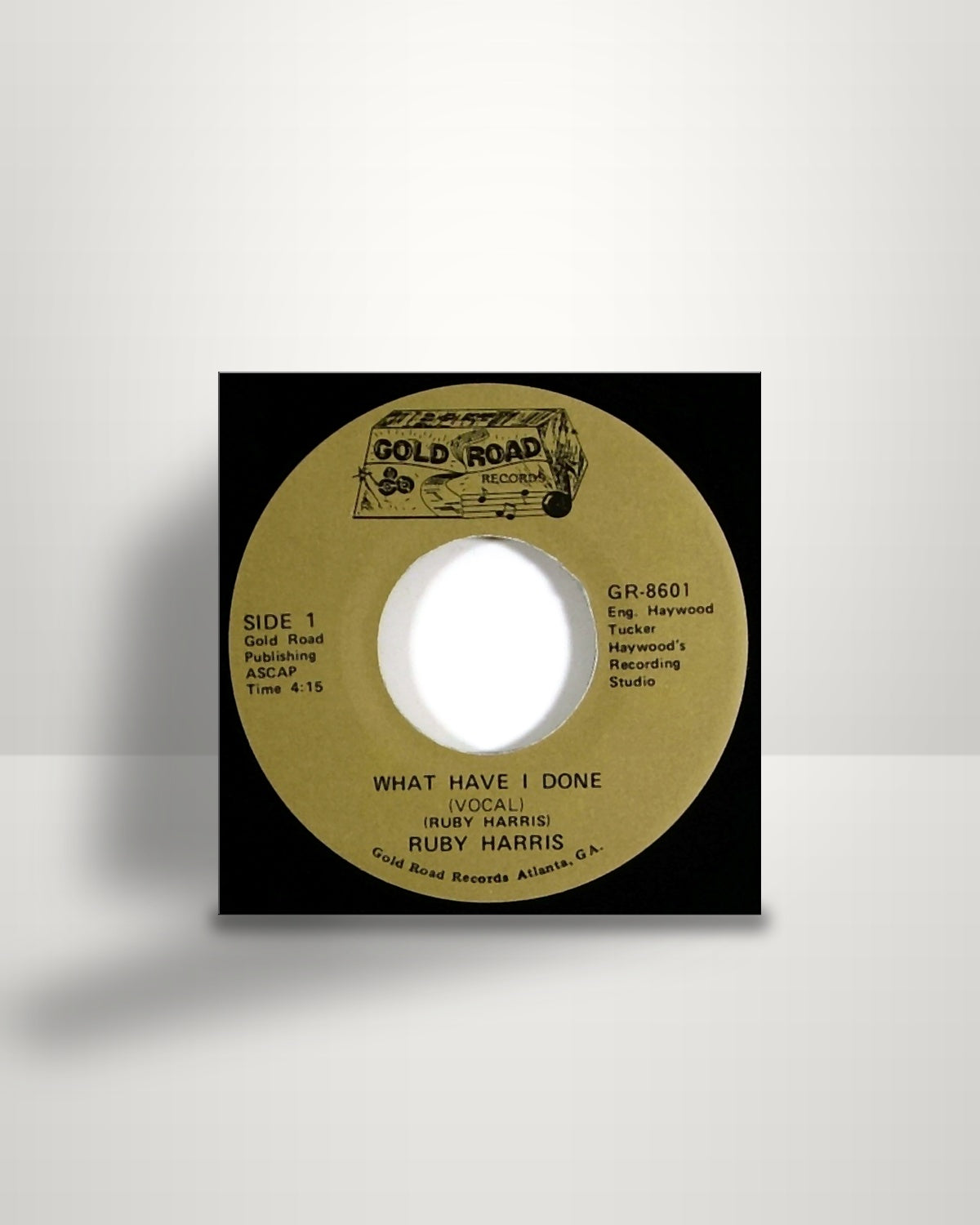 Ruby Harris – What Have I Done - 7" - Gold Road Records US 1986