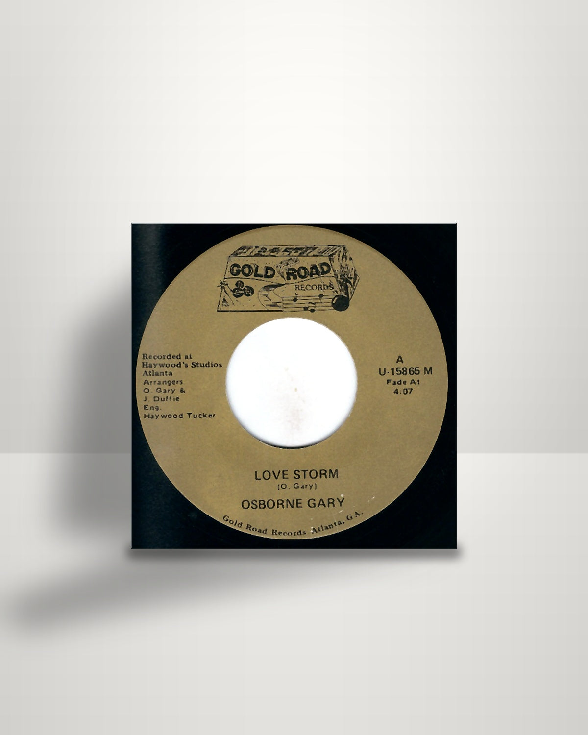 Osborne Gray – Love Storm - 7" - Gold Road Records US 1986