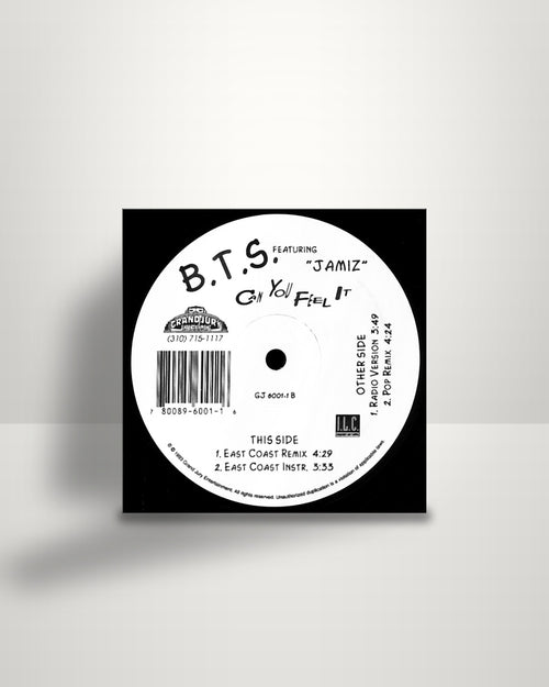 B.T.S. Featuring Jamahl Harris – Can You Feel It - 12" - Grand Jury Entertainment US 1993