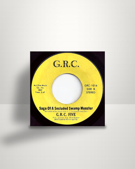 Chris Glendon / G.R.C. Five – My Fellow Americans / Saga Of A Secluded Swamp Monster - 7" - GRC US 1973