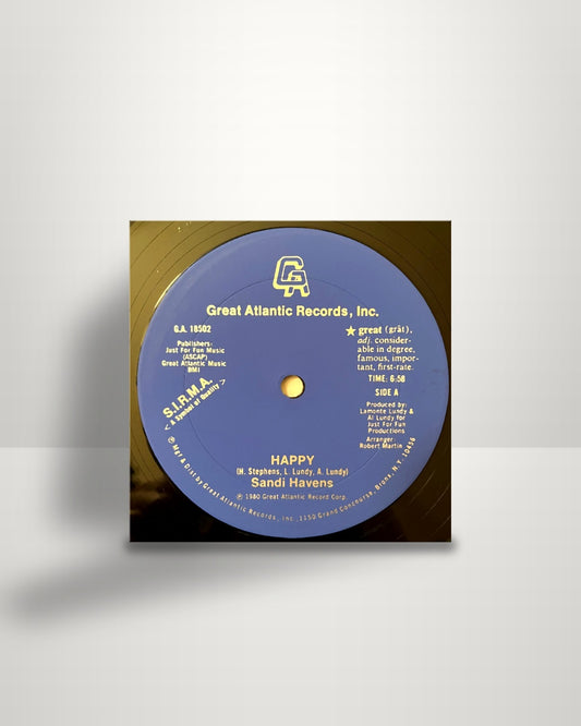 Sandi Havens / Sashay – Happy / Give It Up - 12" - Great Atlantic Records, Inc. US 1980