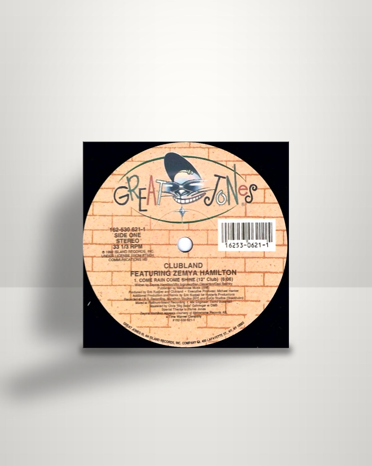 Clubland Featuring Zemya Hamilton – Come Rain Come Shine - 12" - Great Jones US 1992