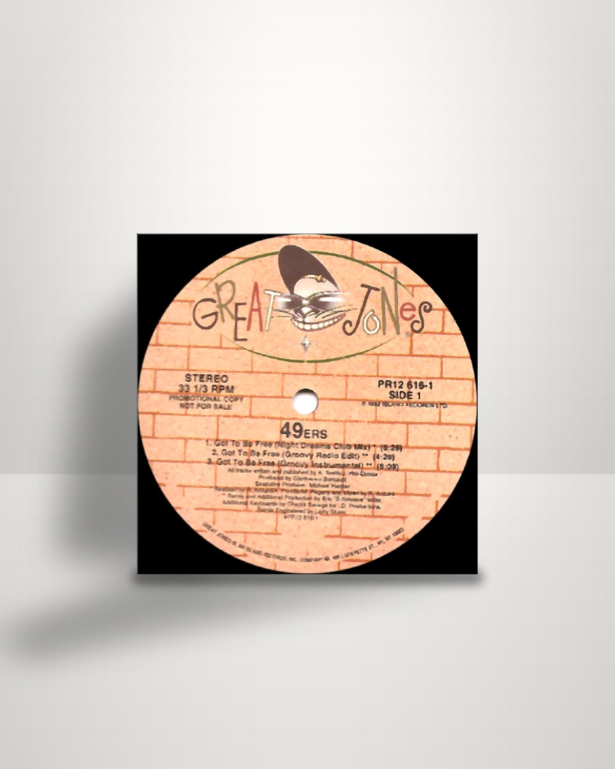 49ers – Got To Be Free - 12" - Great Jones US 1992