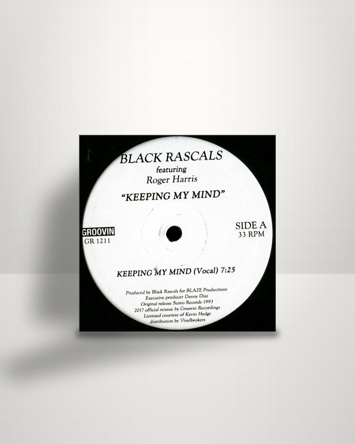 Black Rascals Featuring Roger Harris – Keeping My Mind - 12" - Groovin Recordings EU 2017