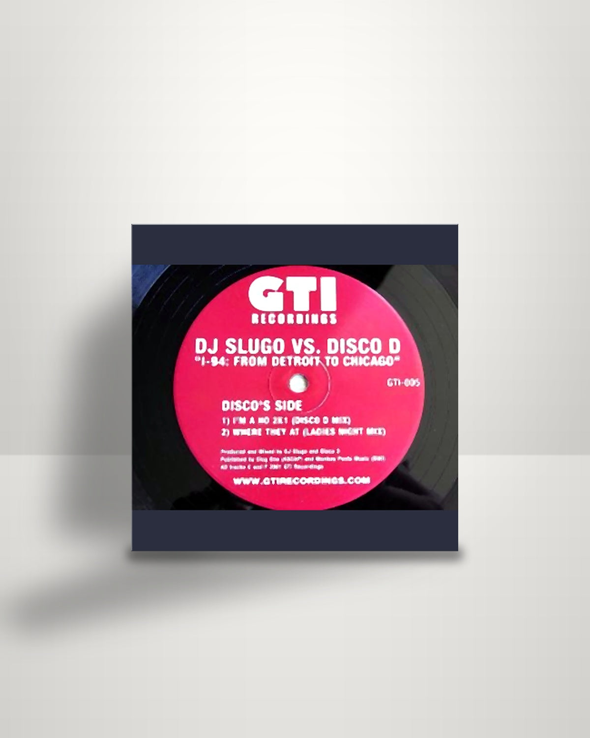 DJ Slugo vs. Disco D – I-94: From Detroit To Chicago - 12" - GTI Recordings US 2001