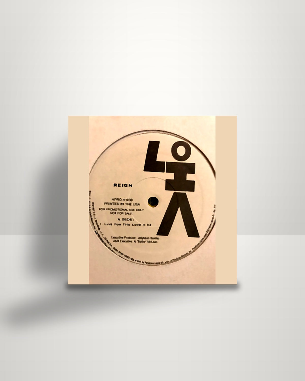 Reign – Live For The Love - 12" - H.O.L.A. Recordings US 1997