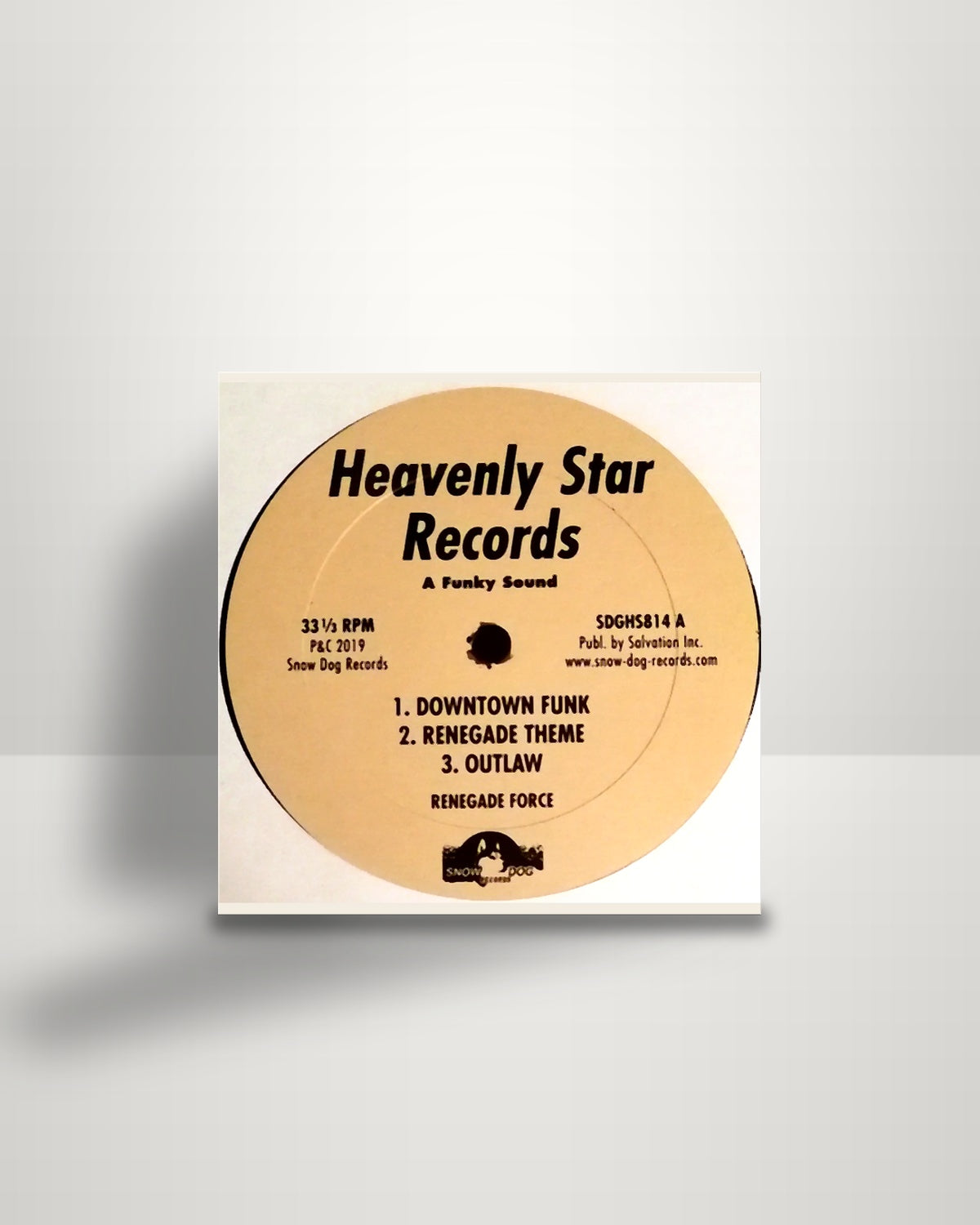Renegade Force – Downtown Funk - 12" - Heavenly Star Records US 2019