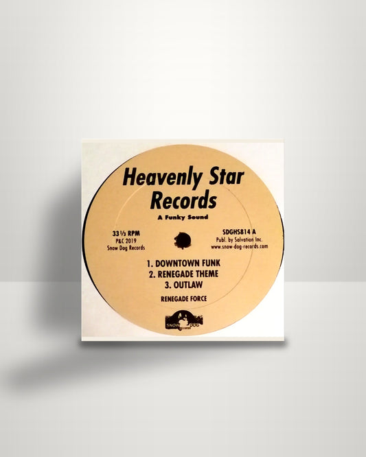 Renegade Force – Downtown Funk - 12" - Heavenly Star Records US 2019