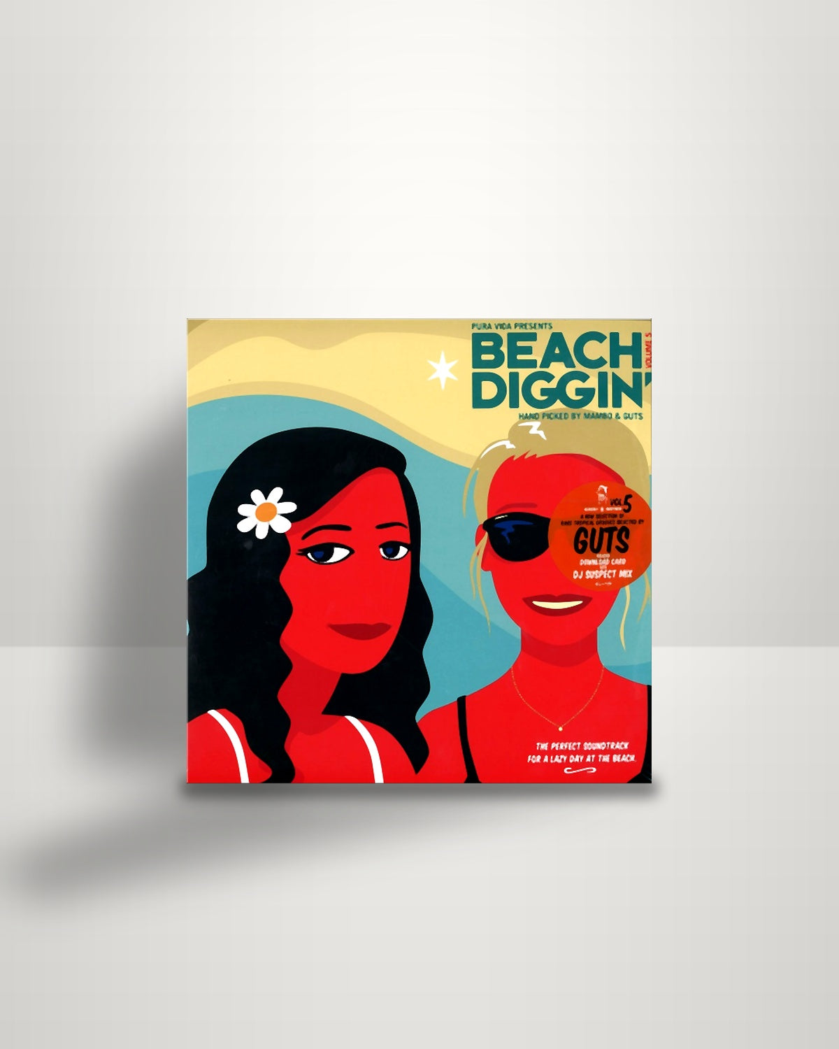 Guts – Pura Vida Presents: Beach Diggin' Volume 5 - 2xLP - Heavenly Sweetness FR 2017