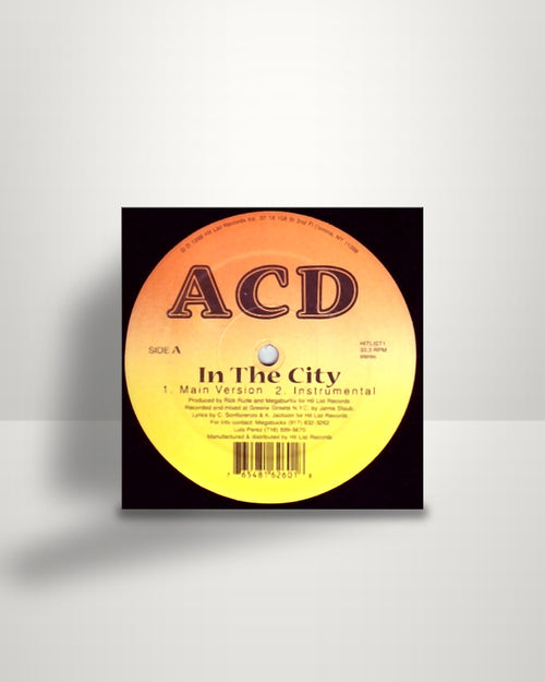 ACD – In The City / Mos Niggaz - 12" - Hit List US 1998