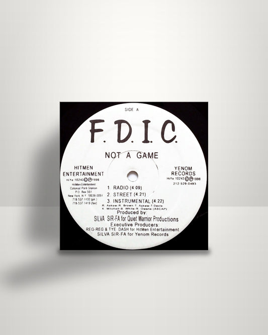 F.D.I.C. – Not A Game / Rollin' In Da Lex - 12" - Hitmen Entertainment US 1998