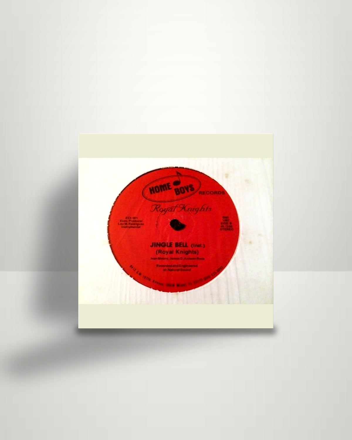 Royal Knights – Jingle Bell - 12" - Home Boys Records US 1987