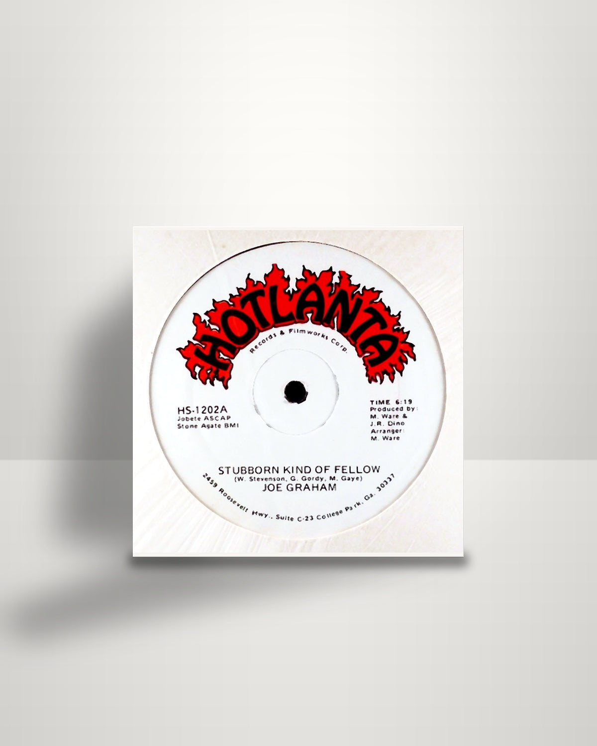 Joe Graham – Stubborn Kind Of Fellow - 12" - Hotlanta US 1984