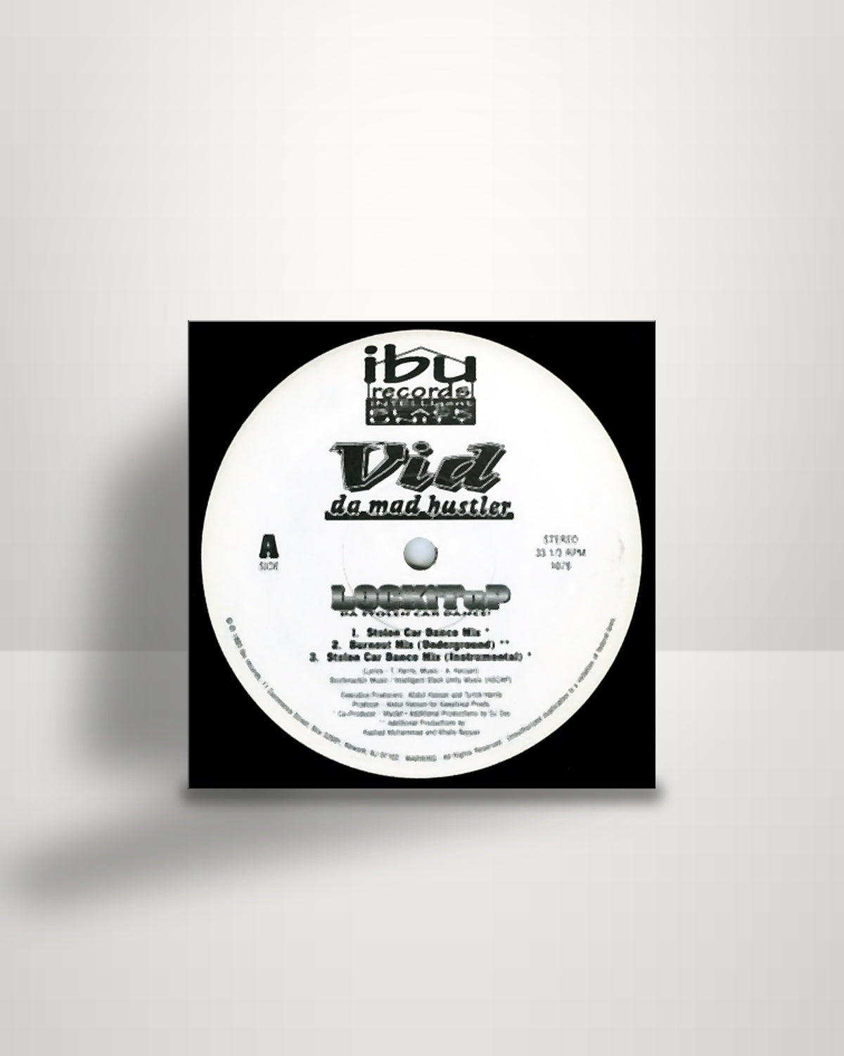 Vid Da Mad Hustler – LOCKiTuP - 12" - ibu records US 1993