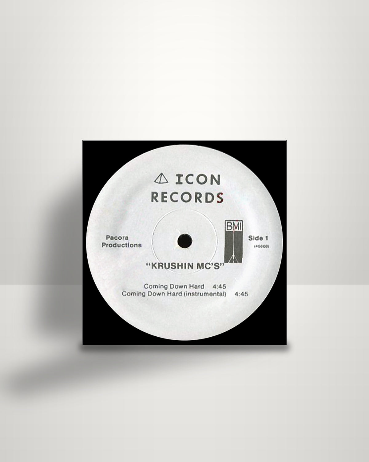 Krushin MC's – Coming Down Hard - 12" - Icon Records US 1987