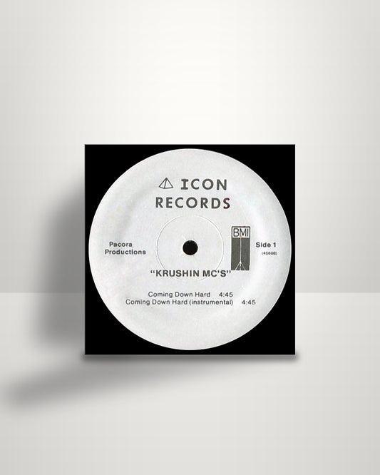 Krushin MC's – Coming Down Hard - 12" - Icon Records US 1987