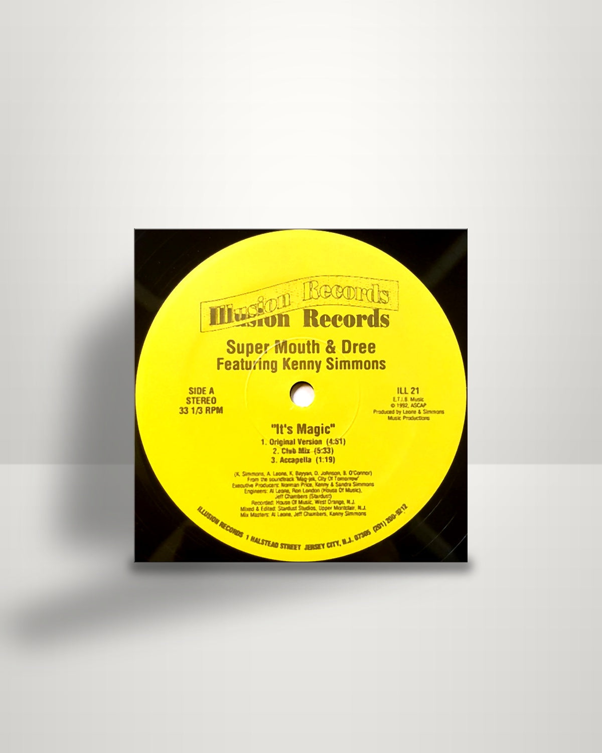 Super Mouth & Dree Featuring Kenny Simmons – It's Magic - 12" - Illusion Records US 1992