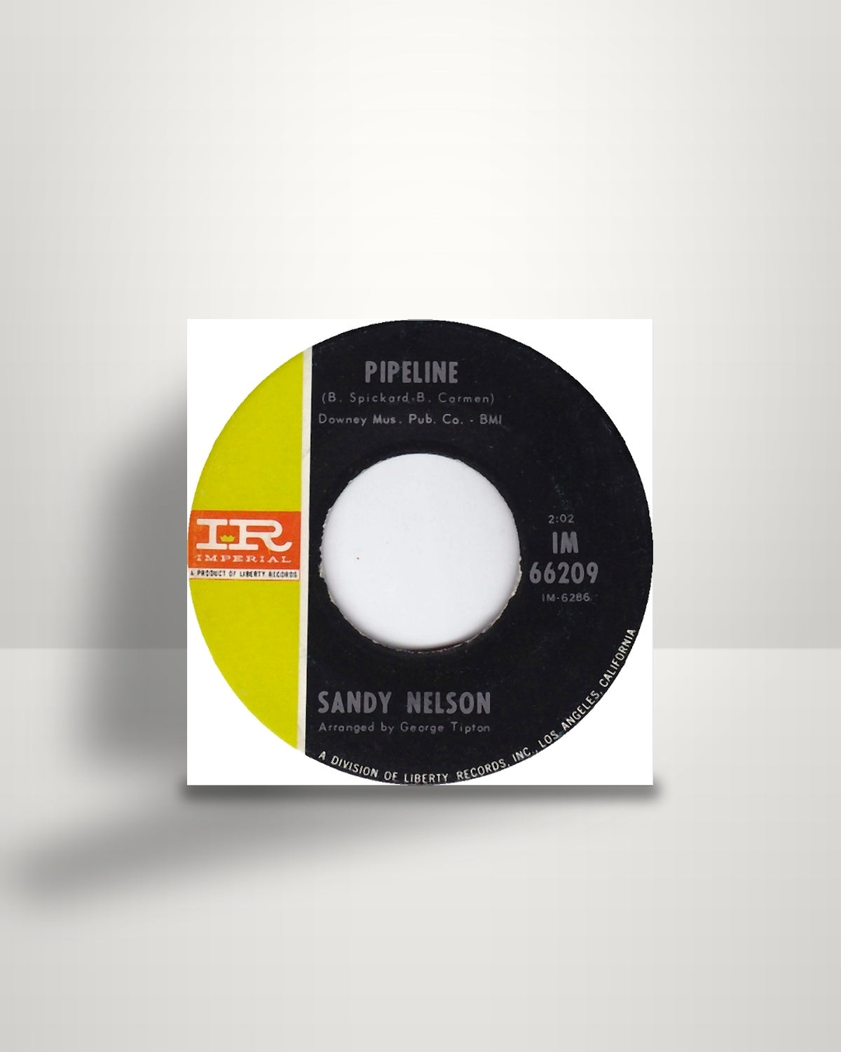 Sandy Nelson – Pipeline / Let's Go Trippin' - 7" - Imperial US 1966