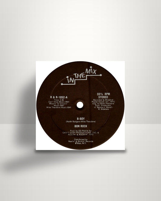 Bon Rock – B-Boy - 12" - In The Mix US 1983