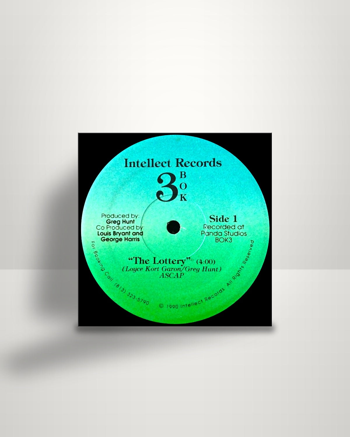 3 Bok – The Lottery - 12" - Intellect Records US 1990