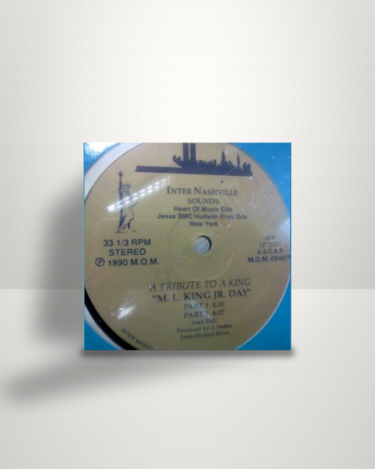 Jesse BMC – Yes, The Right Thang / Tribute To A King - 12" - Inter Nashville Sounds US 1990