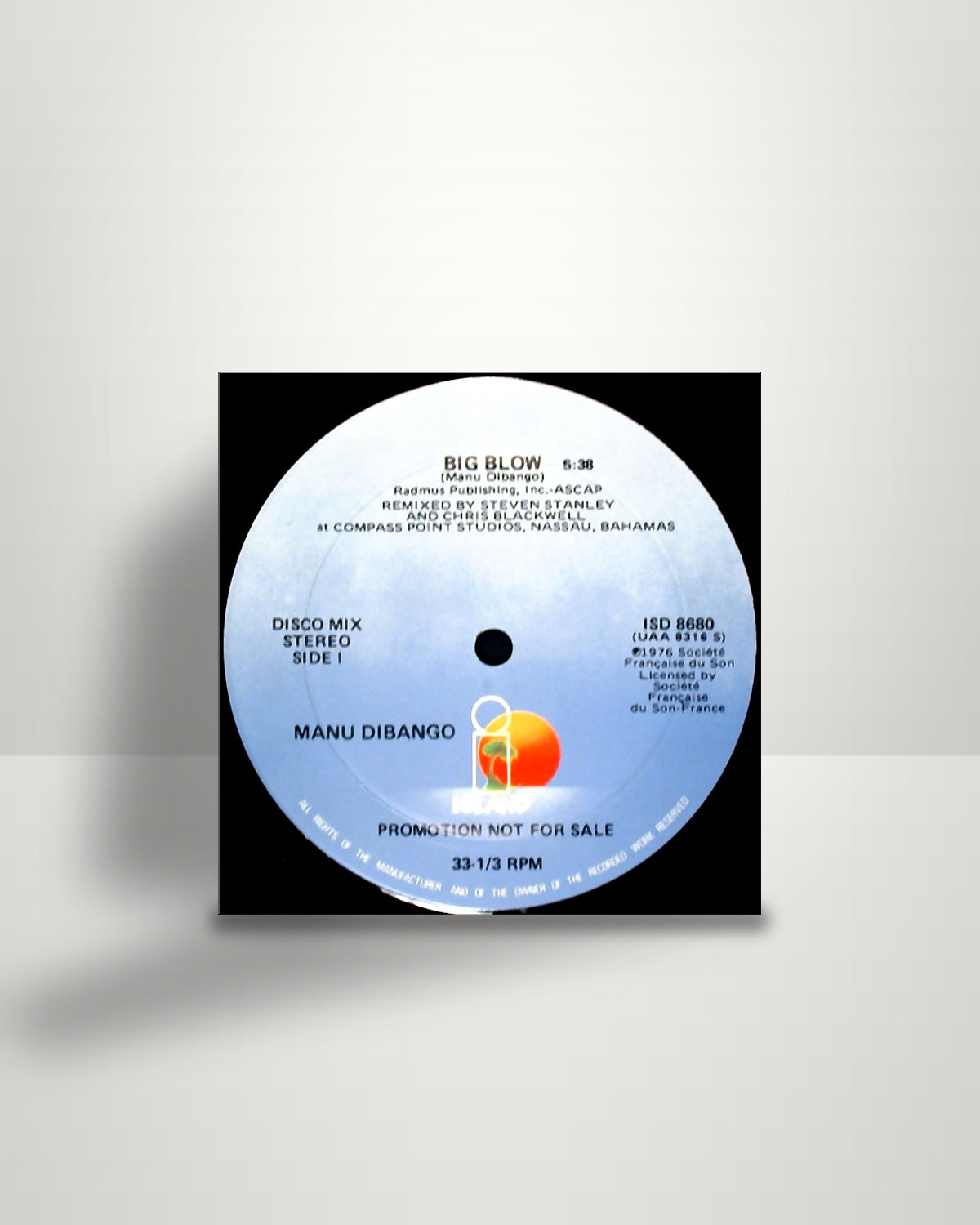 Manu Dibango – Big Blow (Disco Mix) - 12" - Island Records US