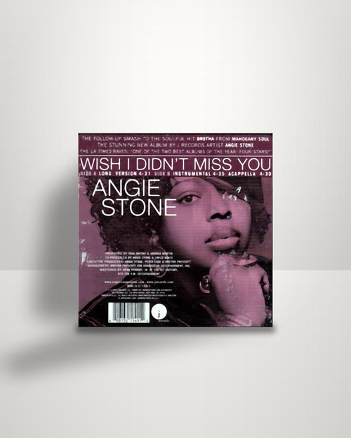 Angie Stone – Wish I Didn't Miss You - 12" - J Records US 2002