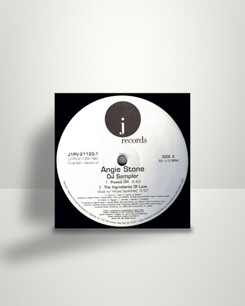 Angie Stone – DJ Sampler - 12" - J Records US 2001