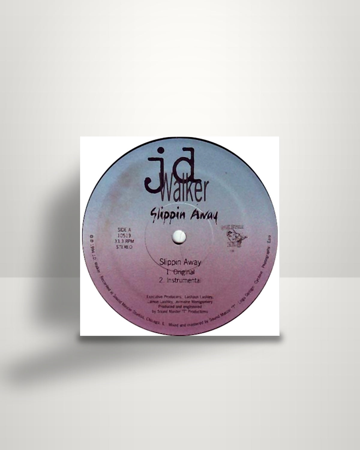 JD Walker – Slippin Away - 12" - J.D. Walker Records US 1994