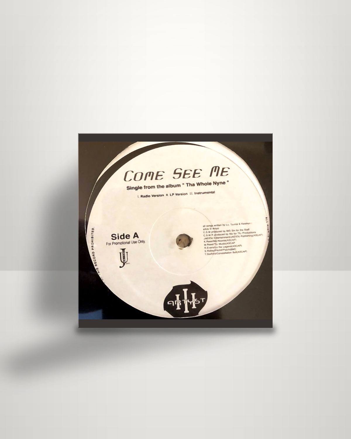 III Artyst – Come See Me - 12" - JAÉIOU Records US 2002