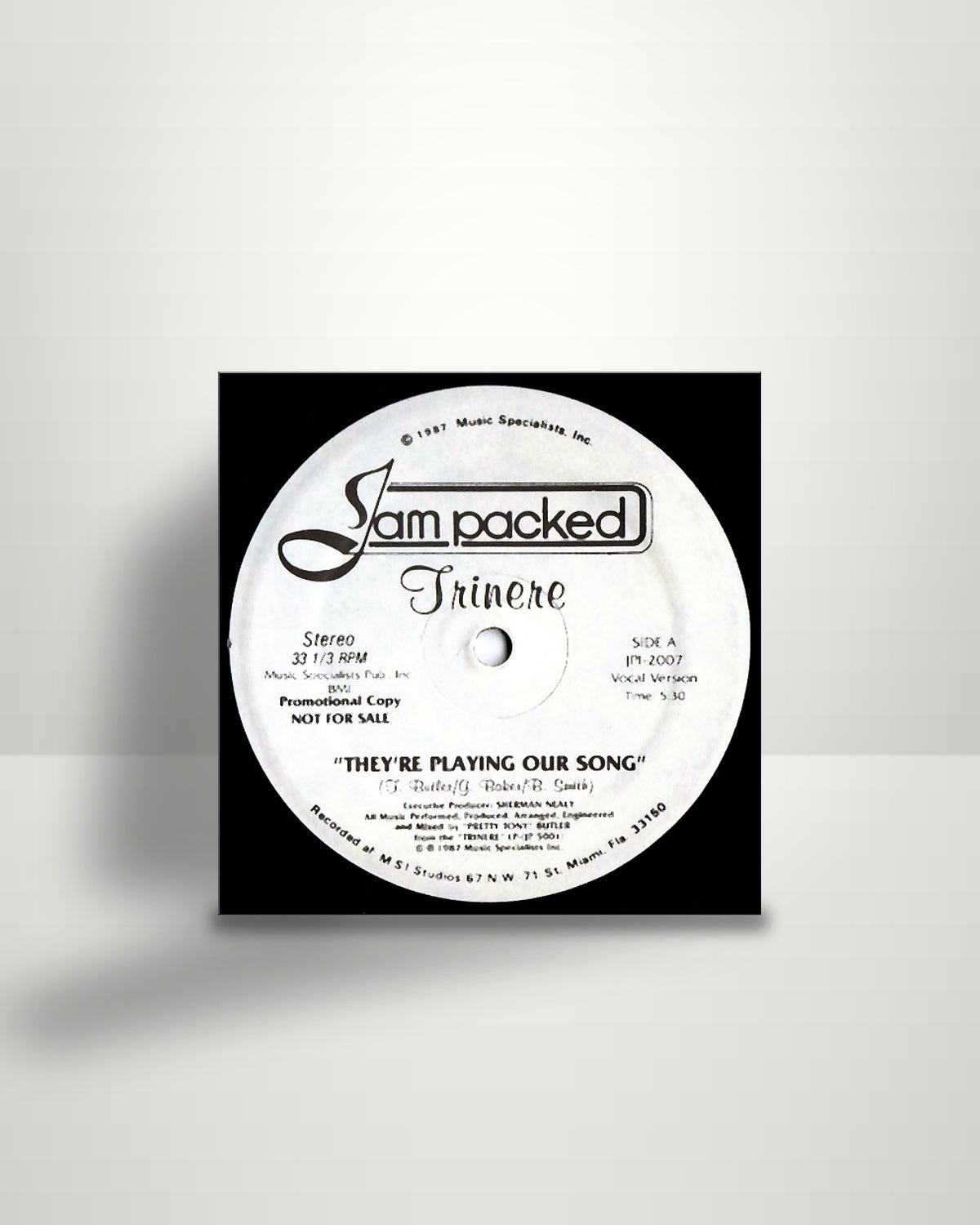 Trinere – They're Playing Our Song - 12" - Jam Packed US 1987