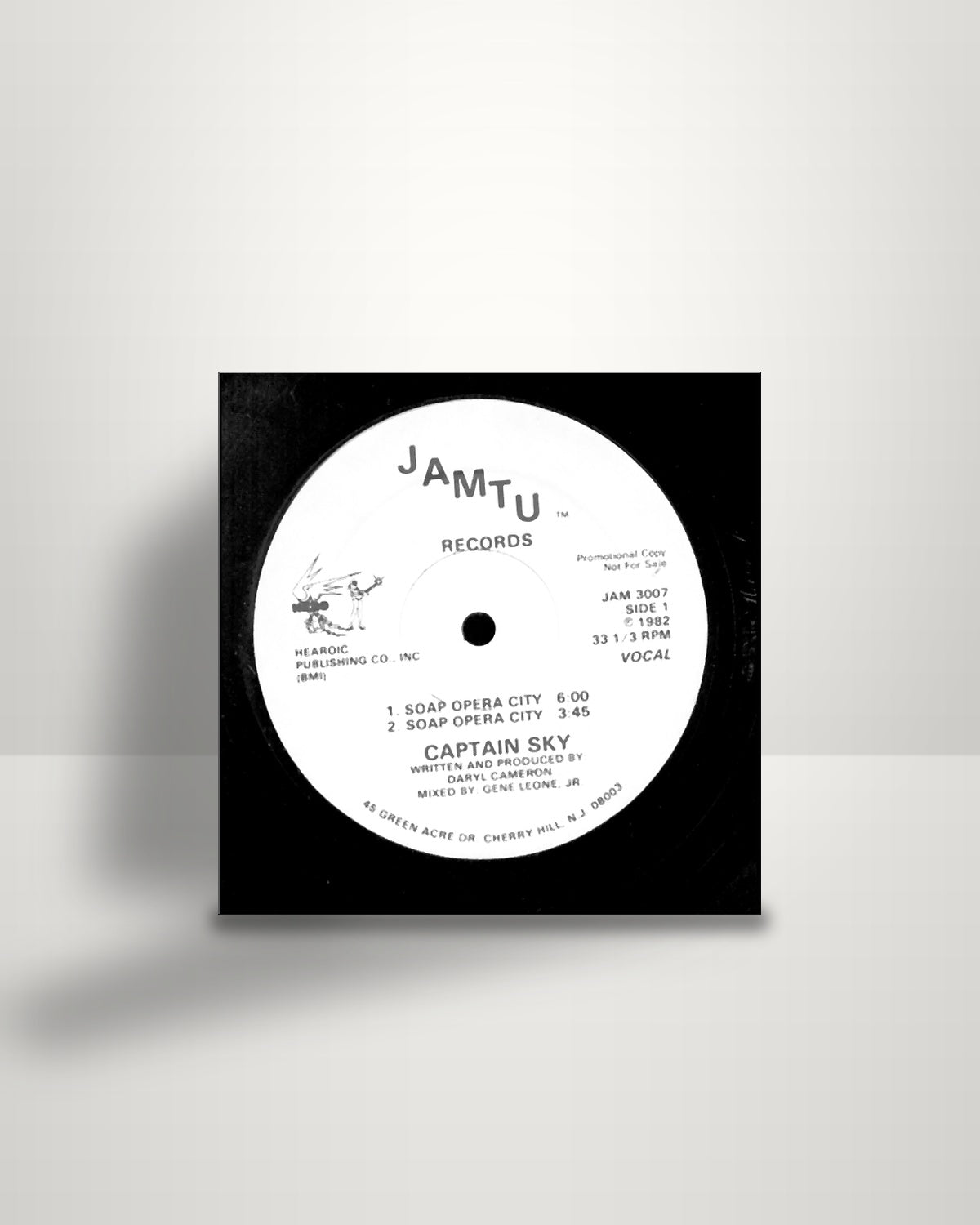 Captain Sky – Soap Opera City - 12" - Jamtu Records US 1982