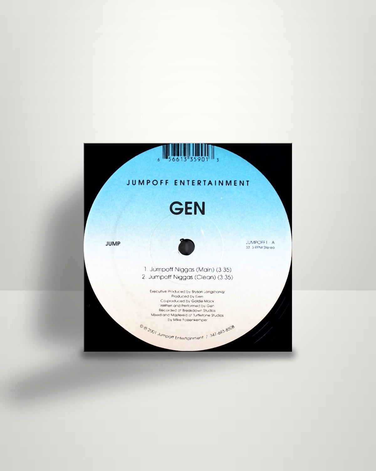 Gen – Jumpoff Niggas - 12" - Jumpoff Entertainment US 2001