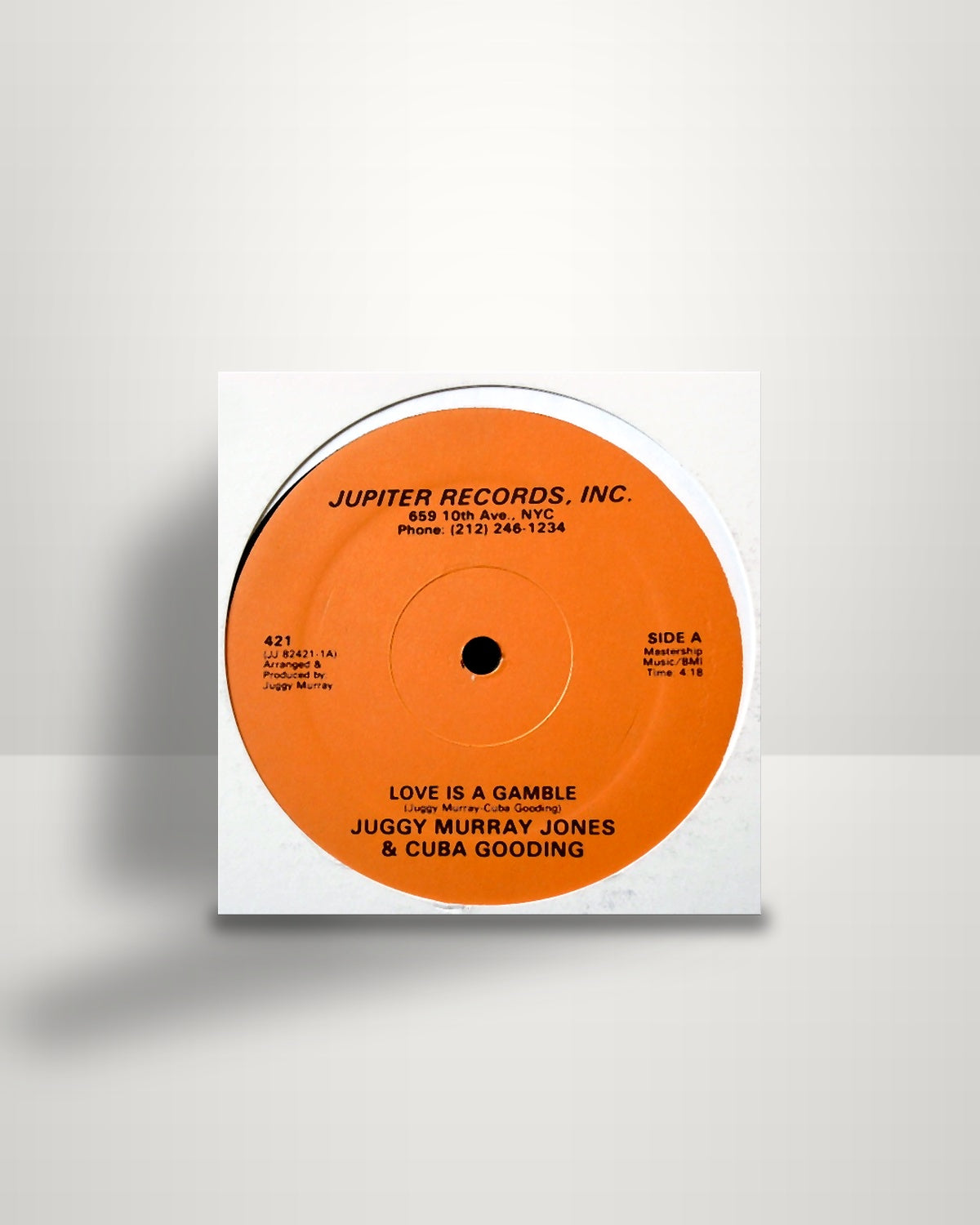 Juggy Murray Jones & Cuba Gooding – Love Is A Gamble - 12" - Jupiter Records US 1982
